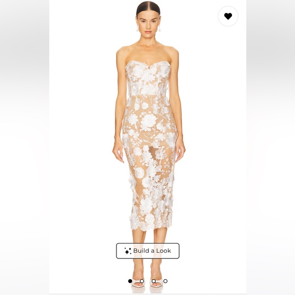 Bronx and Banco Dresses & Skirts - BRONX AND BANCO JASMINE MIDI DRESS WHITE & FLORAL